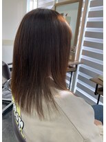ラポールヘア イオン東長崎店&nbsp;ミディアムストレート/縮毛矯正/30代40代50代