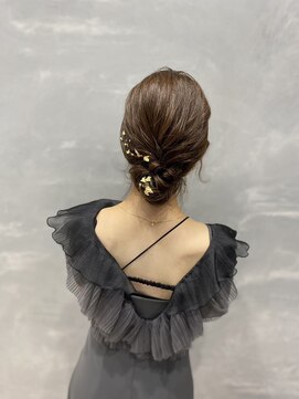 ナンバー 大分中央町店(N°) 【GOTO】@goto_number 【結婚式御呼ばれアップスタイル】