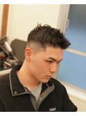 スパイキーショート/フェード/バーバー/床屋/メンズスタイル