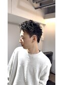 スパイキーショートパーマ