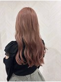 ピンクベージュ