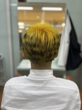 美容室 綺麗 メンズカットカラー