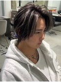 波巻きツイストスパイラルパーマ/フェザーパーマ/眉毛/メンズ