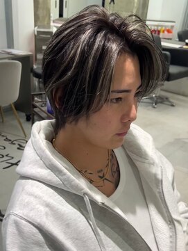 キング 楠葉店(K!ng) 波巻きツイストスパイラルパーマ/フェザーパーマ/眉毛/メンズ