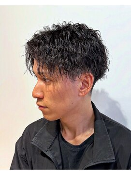 横浜メンズパーマツイストスパイラルパーマツイストパーマ縦落ち
