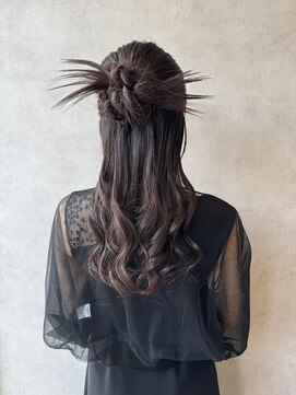 トパ(topa) ハーフアップ