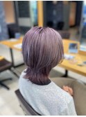 くびれヘア/アプリコットオレンジ/夏のヘアアレンジ/佐倉