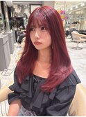 学割U24 韓国風 ウルフ フェイスレイヤー 顔周り 前髪