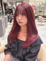 ロンド ジュルード 名古屋(Lond jeloud)&nbsp;学割U24 韓国風 ウルフ フェイスレイヤー 顔周り 前髪