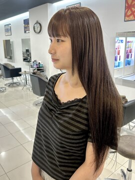 ノア(no_a) ツヤ髪ベージュブラウン