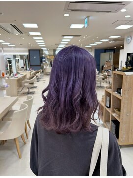 ケンジ 平塚ラスカ店(KENJE) ブリーチ1回で出来るラベンダーカラー