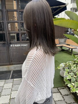 ミント(mint) 透明感◎赤み抑えてオリーブ! マット/オリーブグレー