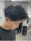 ピンツイストアップバング