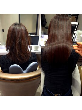 グリン 栄(grin) シルクヴェールカラー　艶ピンクブラウンカラー