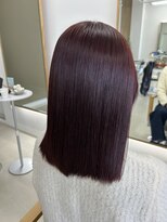 ミリ 奈良店(mm)&nbsp;チェリーブラウン/暖色カラー/顔まわりカット/近鉄奈良