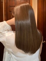 フランジェッタヘアー(Frangetta hair)&nbsp;柔らかマロンベージュ♪担当川合