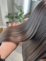 ニカ ボーテ(Nika beaute) 【脱白髪染め】ブリーチなしダブルカラー/アッシュベージュ/