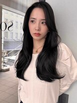 ソヨン 今池(SOYON) 《SOYON》韓国ヘア ゆる巻き ロングレイヤー