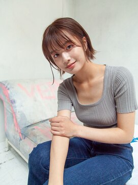 グリーンルーム(GREENROOM) 絶壁解消でふんわり／骨格補正ショート／オッジィオット新丸子
