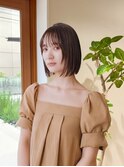 【ふんわり軽い】レイヤーボブ×小顔シルエット