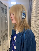 アンドスタイル(&style)&nbsp;ブロンドヘア×レイヤーカット
