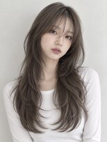 aubre ショート/ボブ/ブリーチ/レイヤー/デザインカラー【11月下旬NEW OPEN（予定）】&nbsp;レイヤーカット/ハッシュカット/グレージュ【射水】