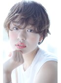 〔自由が丘 AUQWA〕ナチュラルショートボブ