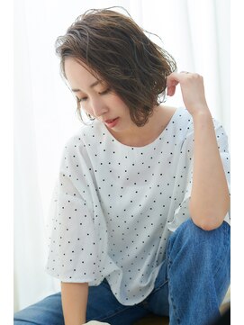 ウィルゴ(VIRGO) 【VIRGO】３０代ゆれパーマで朝が楽ちんカジュアルボブ