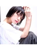 『いつもとはひと味違う』ぶつ切りぱっつんボブ