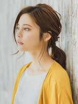 ヘアアンドスパ モーブ 世田谷(hair&SPA Mauve) 後れ毛、透け感たっぷりふんわりアレンジ