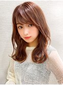 大人可愛い/ビタミンカラー/メルティカラー/うぶバング/韓国ヘア