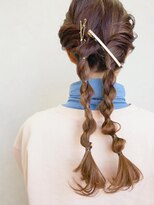 アース 上野店(HAIR&MAKE EARTH)&nbsp;おしゃれなねじりアレンジ