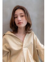 ケアリー 浦和美園(Carelly)&nbsp;大人かわいい前髪セシルカットココアブラウンフリンジウェーブす