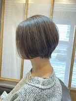 ロエ 平尾山荘(loe)&nbsp;【脱白髪染めハイライト】×すっきりショートボブ