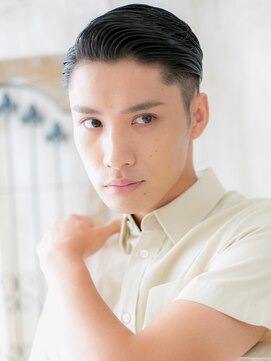 ハンサム クラシック 越谷店(Classic) 七三オールバックでビジネスも◎大人ツーブロックヘアE越谷