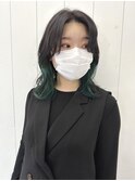 ミディアム×インナーグリーン