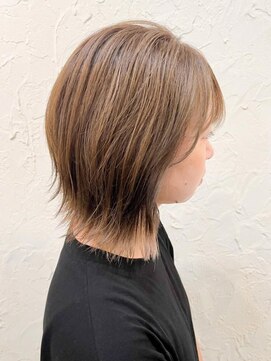 フロール(Flor) 【flor 戸塚】*レイヤーボブ+シアーベージュ*