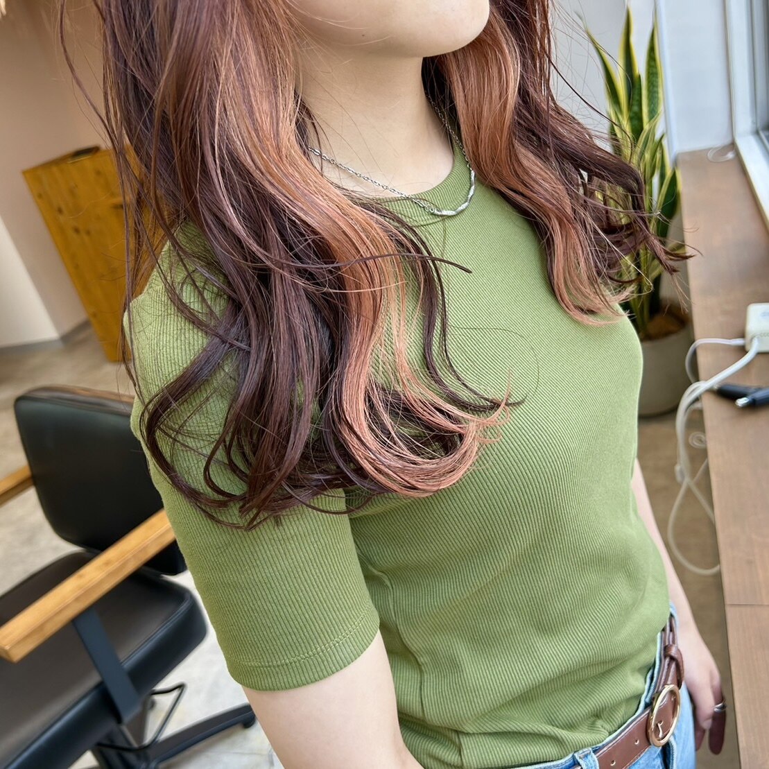2025年春】グラデーション ピンクの髪型・ヘアアレンジ|関西 2025年春】グラデーション ピンクの髪型・ヘアアレンジ|関西