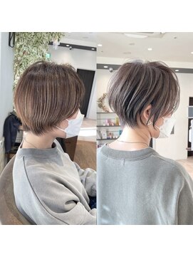 アンド ストーリーズ(&STORIES) 前下がりショート/前髪/絶壁解消/小顔効果/30代/40代【橋本】