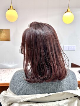 シエン 恵比寿(CIEN) ボブレイヤーカットイメチェン似合わせレッドブラウンピンク