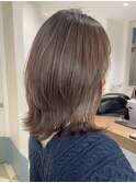 グレージュカラー　ミルキーベージュ　シアーベージュ
