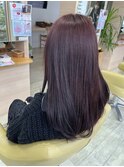 ブリーチなしカシスラベンダー