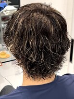 オーシャントーキョー 仙台(OCEAN TOKYO)&nbsp;サーフカールウルフ波巻きパーマニュアンスカールツーブロック