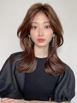 30代/40代/レイヤーカット/前髪/イメチェン/韓国ヘア