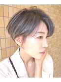 ディカプリオ風ハンサムショート