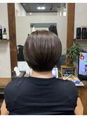 大人の美シルエット×まとまるショートボブ【カミケン清明店】