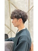 ツーブロック束感モテる髪型シークレットパーマ韓国マッシュ