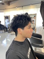 アイズ 海老名(AIZU) スパイキーショート ザクザクショート 海老名メンズ 眉カット