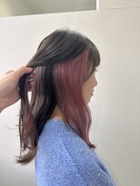 ランガリ ヘアアンドスパ(Rangali Hair&Spa)&nbsp;【別府　ランガリ】インナーカラー、ピンクラベンダー