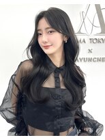アマトウキョウ アユンチェ(AMA TOKYO×AYUNCHE)&nbsp;前髪顔まわり韓国ヘアレイヤーカットサイドバンク2wayバンク韓国